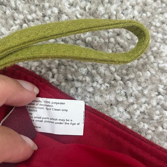 Lot of 2 VTG ITR Stockings Large Felt Santa Snowman Christmas Holiday Reindeer - Picture 7 of 11